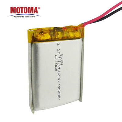 3.7v 600mAh Toy Rechargeable Battery With PCM And Connector