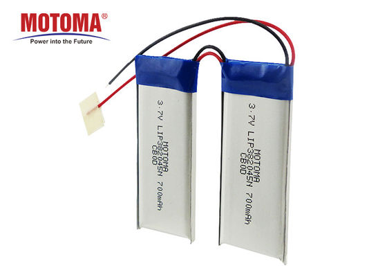 500+ Times Cycle Life IOT Battery Pack 3.7V 700mAh With 1 Year Warranty