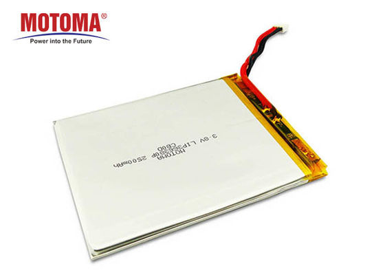 2500mah 3.8 V Lipo Battery 500 Cycles Life For Portable Printer