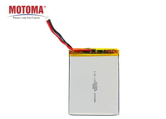 2500mah 3.8 V Lipo Battery 500 Cycles Life For Portable Printer