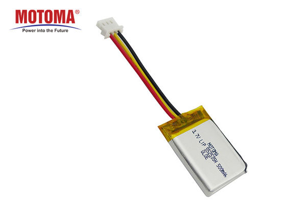 500 Times Cycle Life Motoma Batteries , 3.7 v 500mah lithium battery For Smart Camera