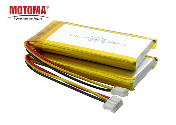 Motoma UL1642 Approved Lithium Lipo Battery 3.7 V 2800mah For Detector