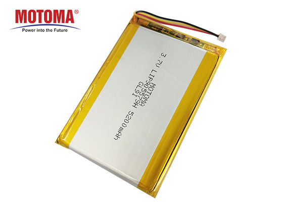 Motorcycle GPS Tracker Battery , 3.7V 5200mah Lipo Batteries