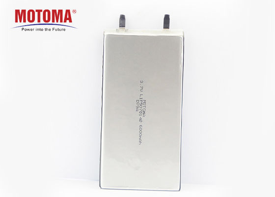 3.7V 6000MAh Tablet Lithium Battery , Rechargeable Lithium Ion Battery For Pc