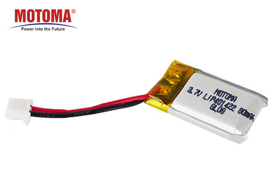 Ultrasmall Wearable Device Battery 3.7V 80mah CE UL IEC62133 Certificate