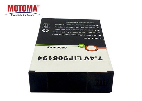 High Energy Density Lithium Lipo Battery Pack , 7.4 V 6000mah Lipo Battery