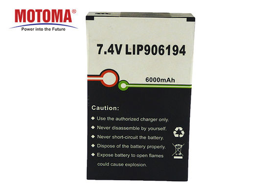 High Energy Density Lithium Lipo Battery Pack , 7.4 V 6000mah Lipo Battery