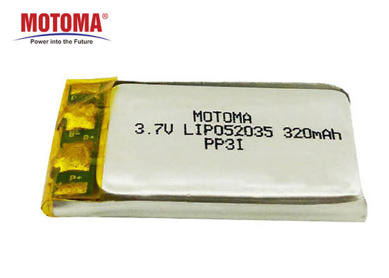 Ultra Small Lipo Rechargeable Battery 3.7 V 320mAh With High Energy Density