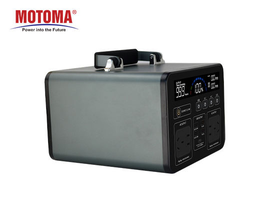 110V AC Outlet Portable Power Station , 500Wh Battery Power Bank For Camping